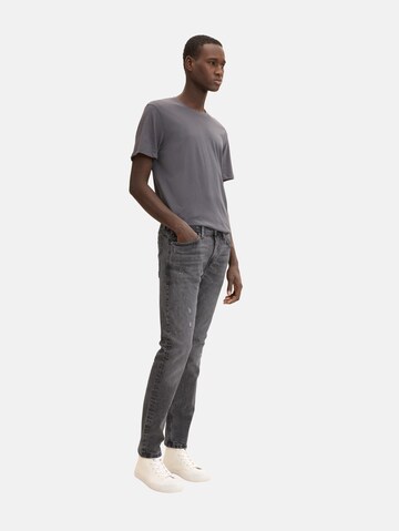 TOM TAILOR DENIM Slimfit Jeans 'Piers' in Grijs