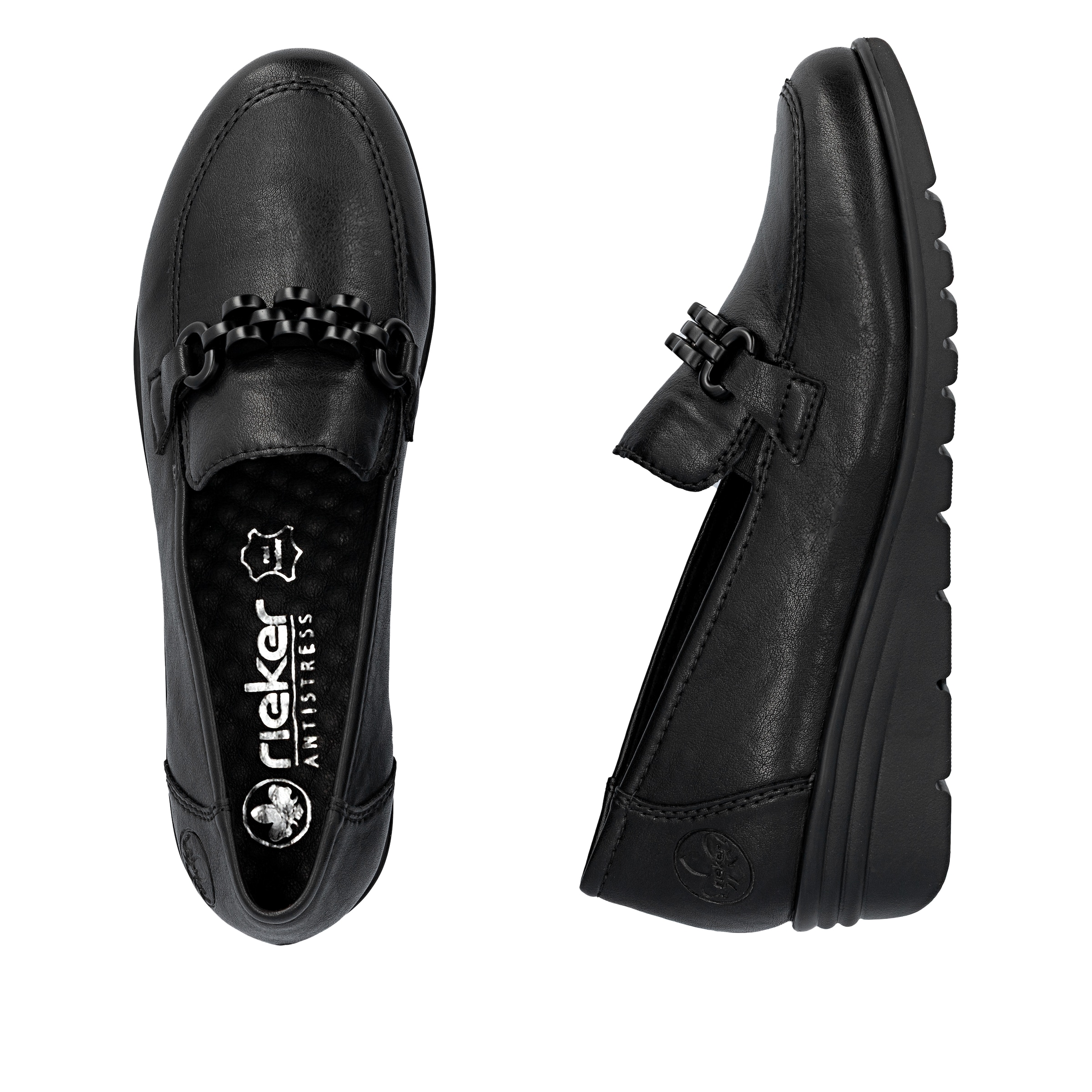 Chaussure basse Rieker en noir