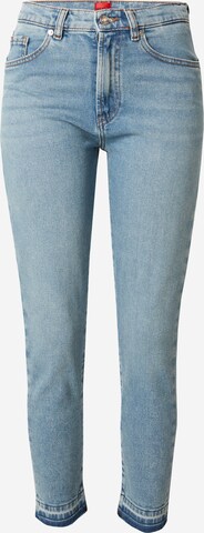 HUGO Slimfit Jeans '934' in Blauw: voorkant