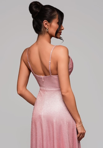 Robe de soirée Ombre en rose