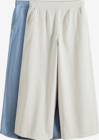 The Set Wide Leg Farkut värissä beige: etupuoli