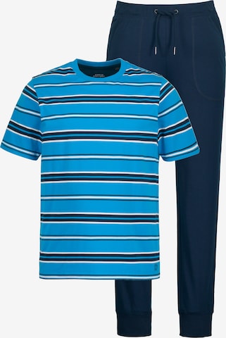 JP1880 Pyjama lang in Blauw: voorkant