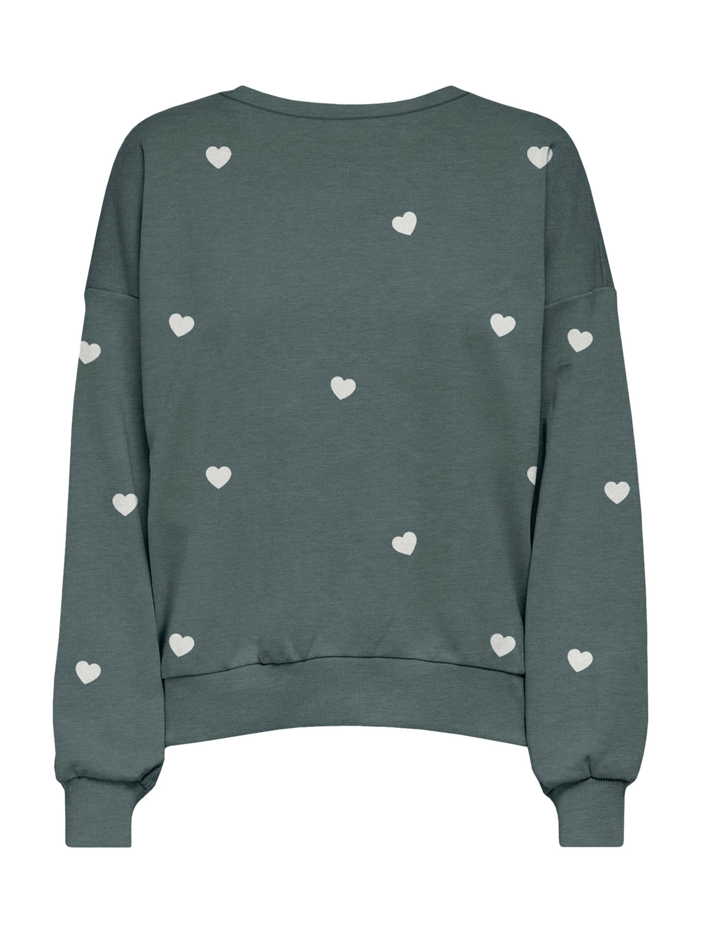 ONLY Sweatshirt 'ONLBROOKE' in Grün