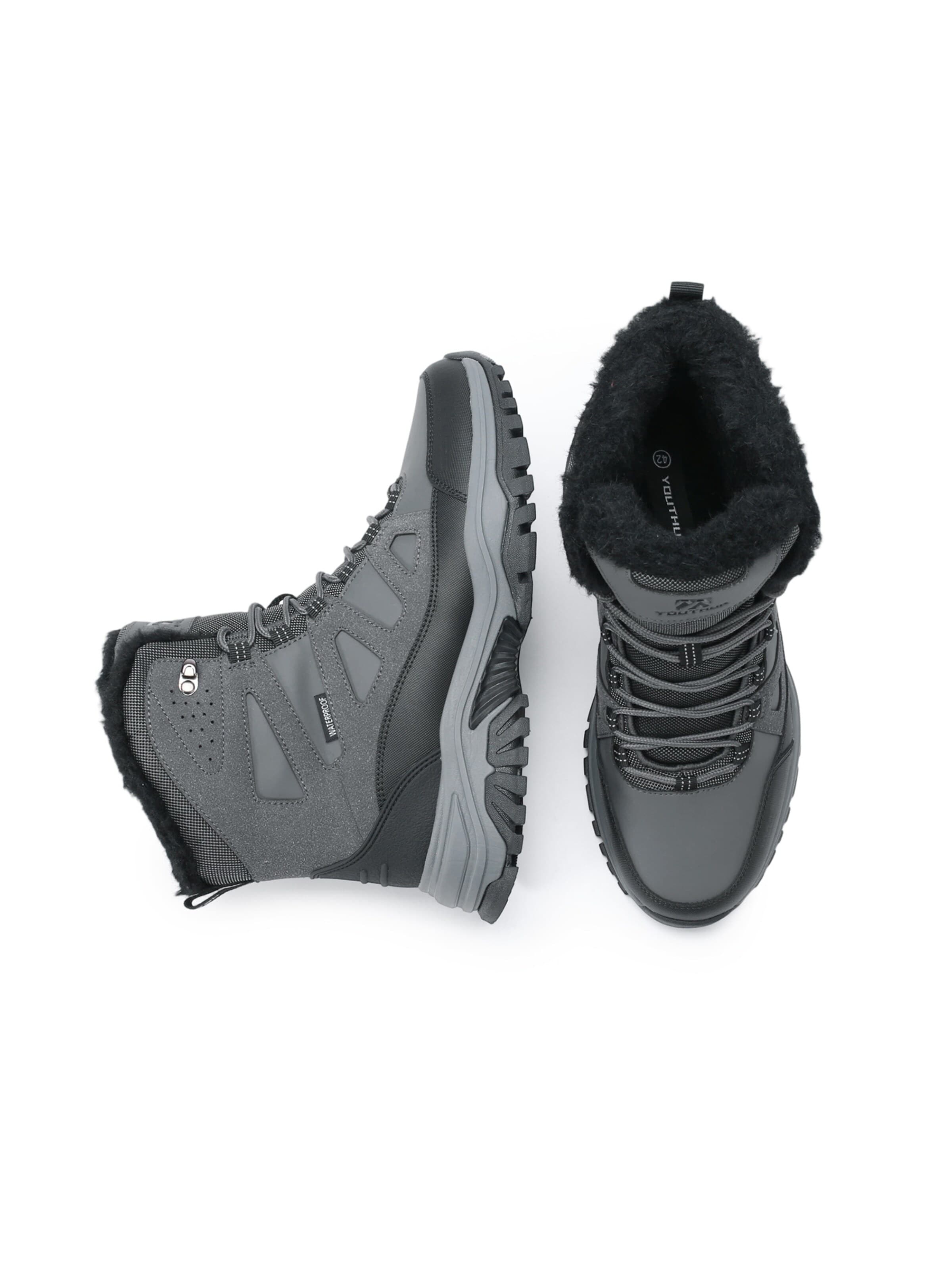 YOUTHUP Snow Boots in Grey