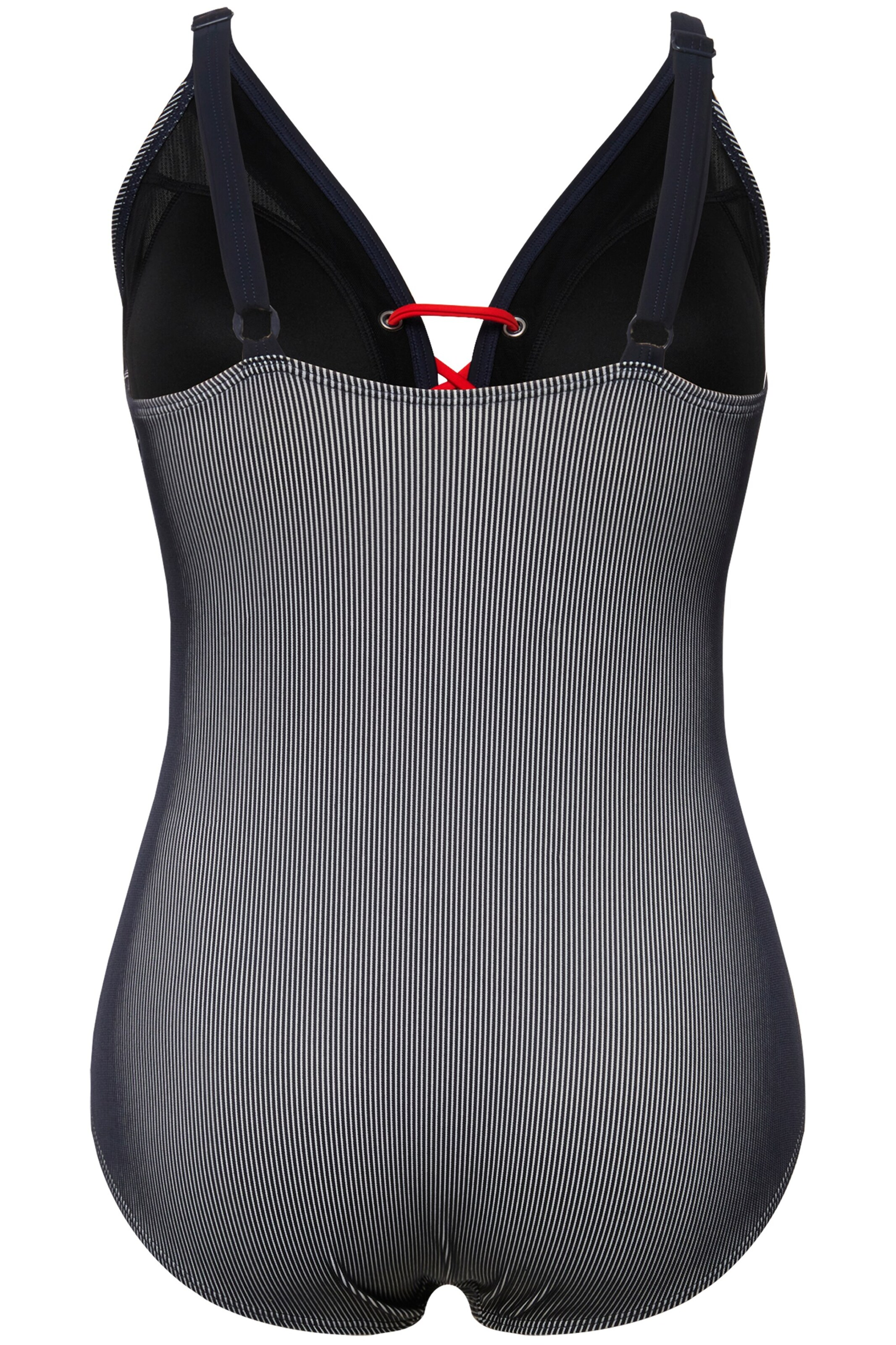 Ulla Popken Triangel Badpak in Blauw