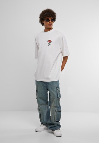 balts Mister Tee T-Krekls 'Rose'