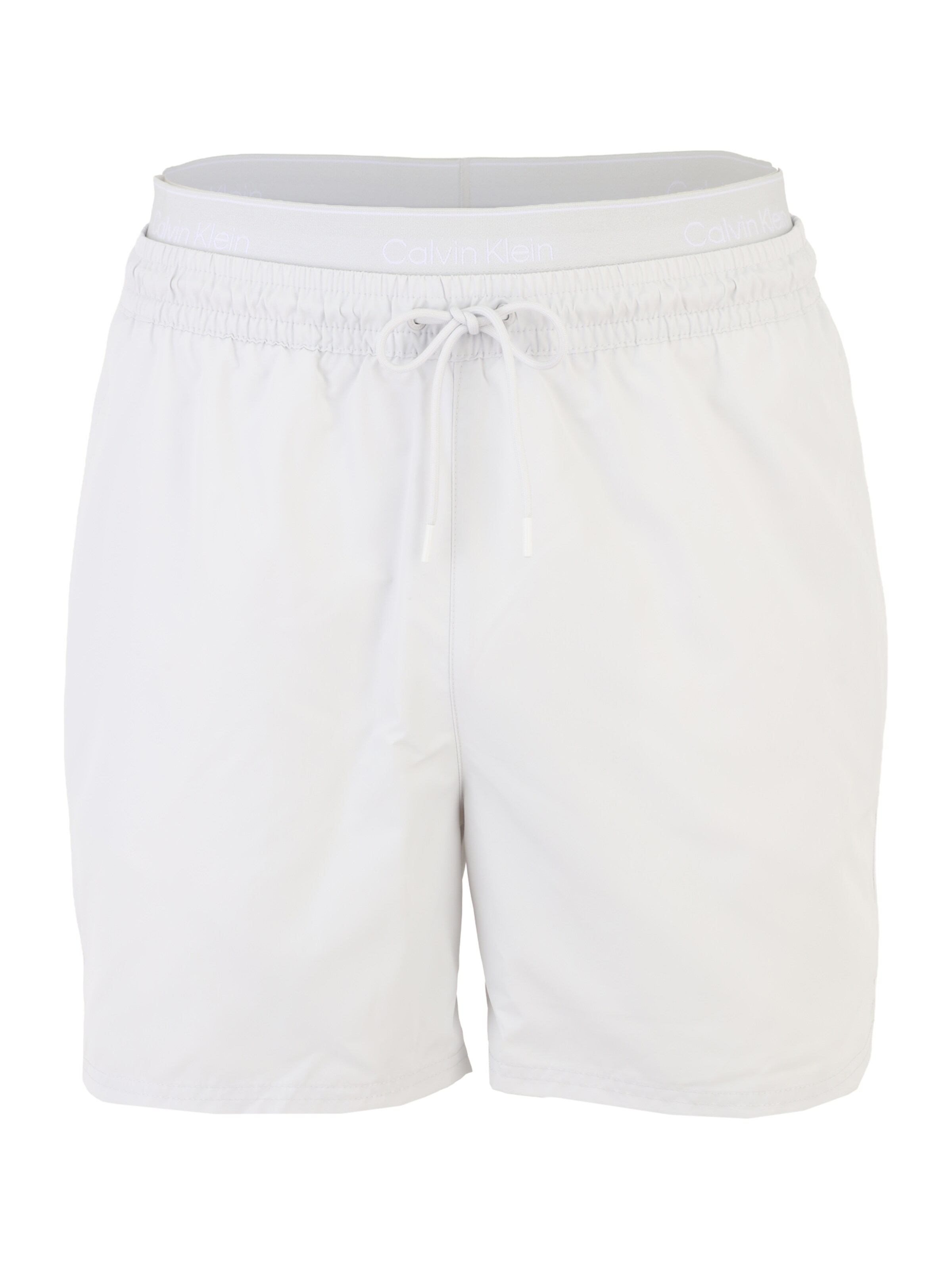 Calvin Klein Swimwear Zwemshorts 'ESSENTIALS' in Grijs: voorkant