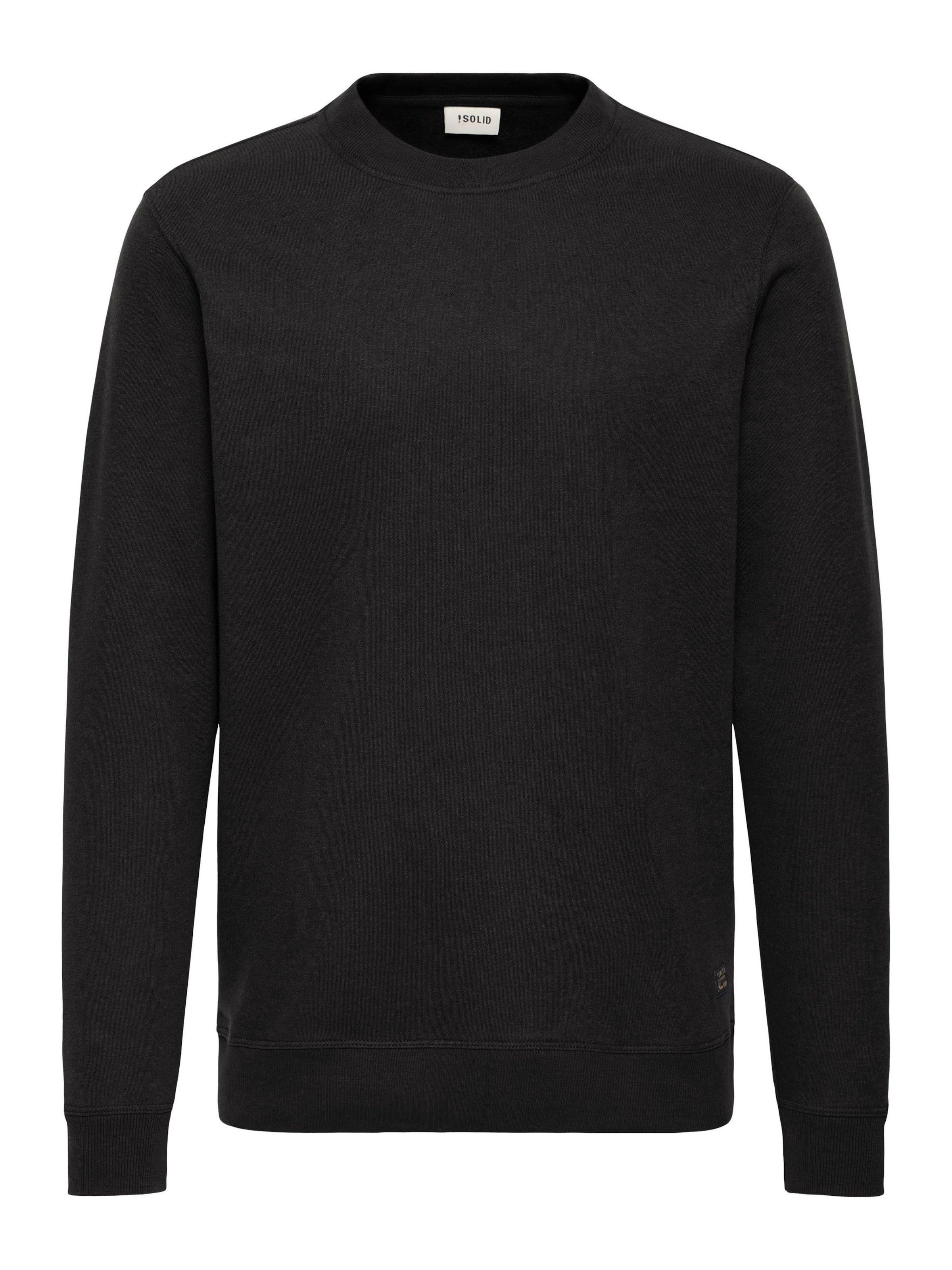 !Solid - Sudadera 'SDAula' en negro: frente