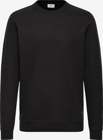 !Solid - Sudadera 'SDAula' en negro: frente