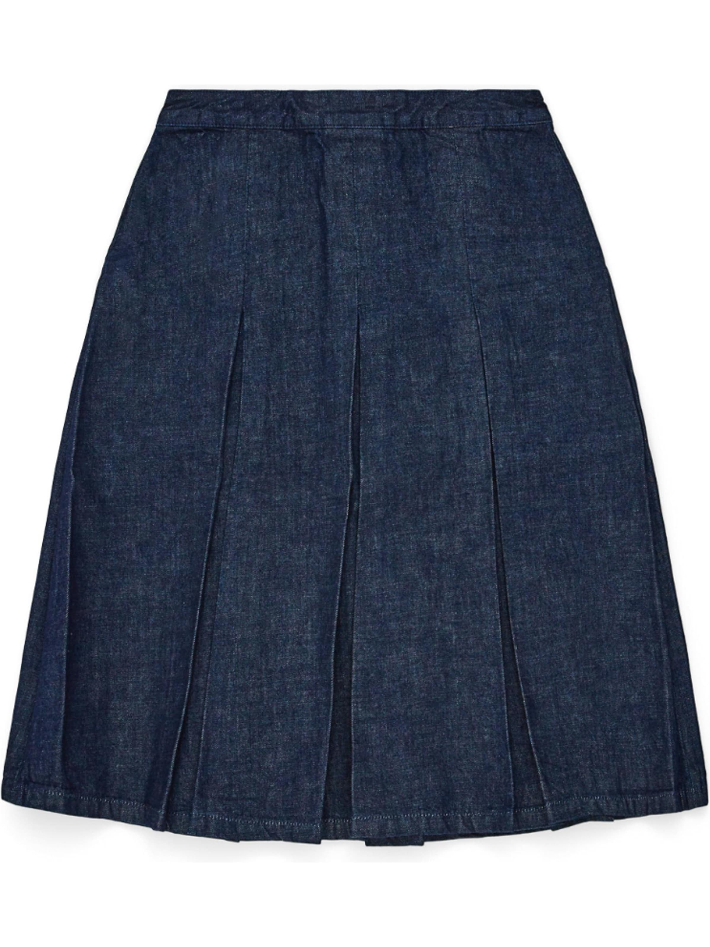 Dr. Denim Rok 'Joanna' in Blauw: voorkant