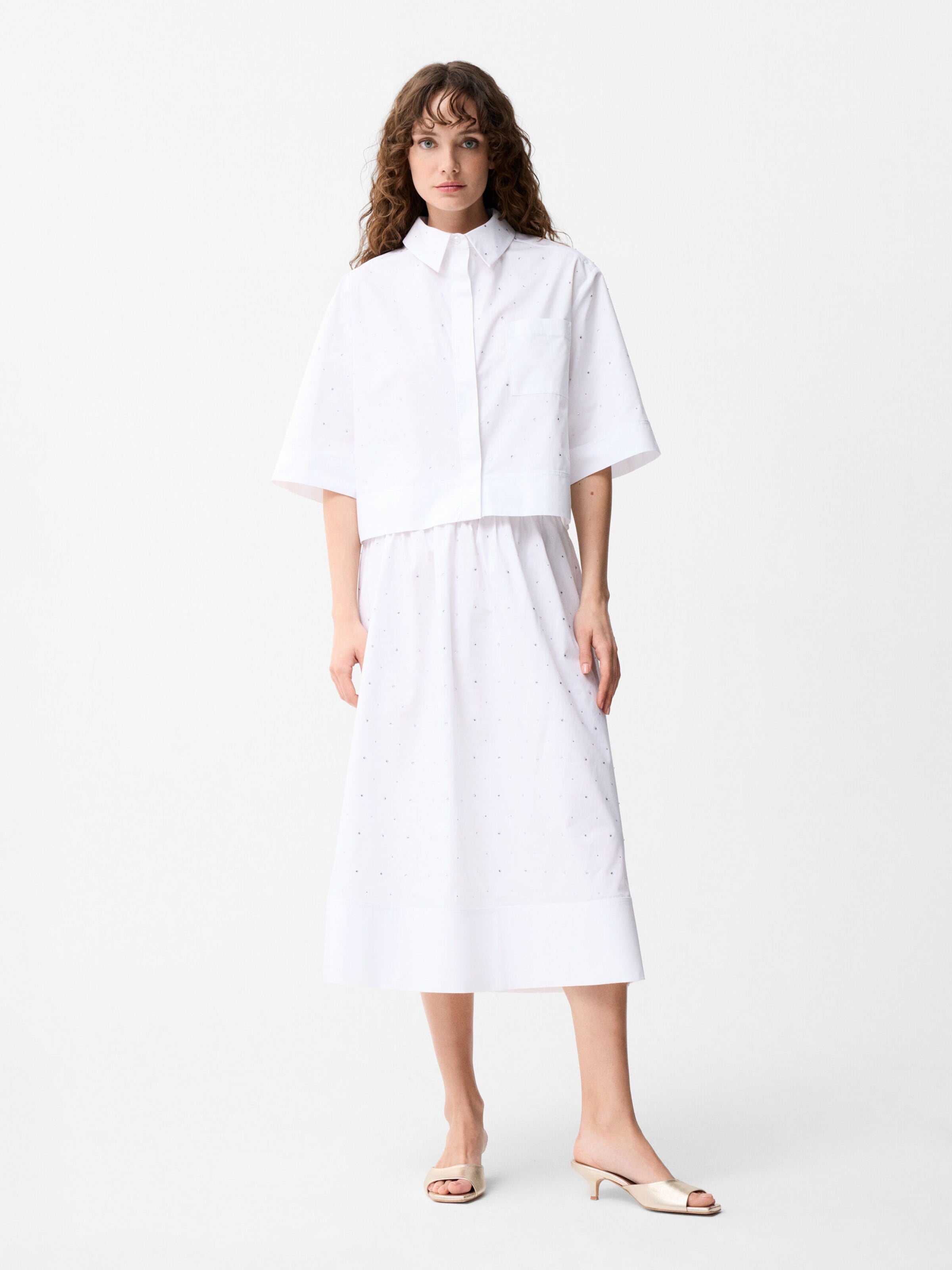 Jupe adl en blanc