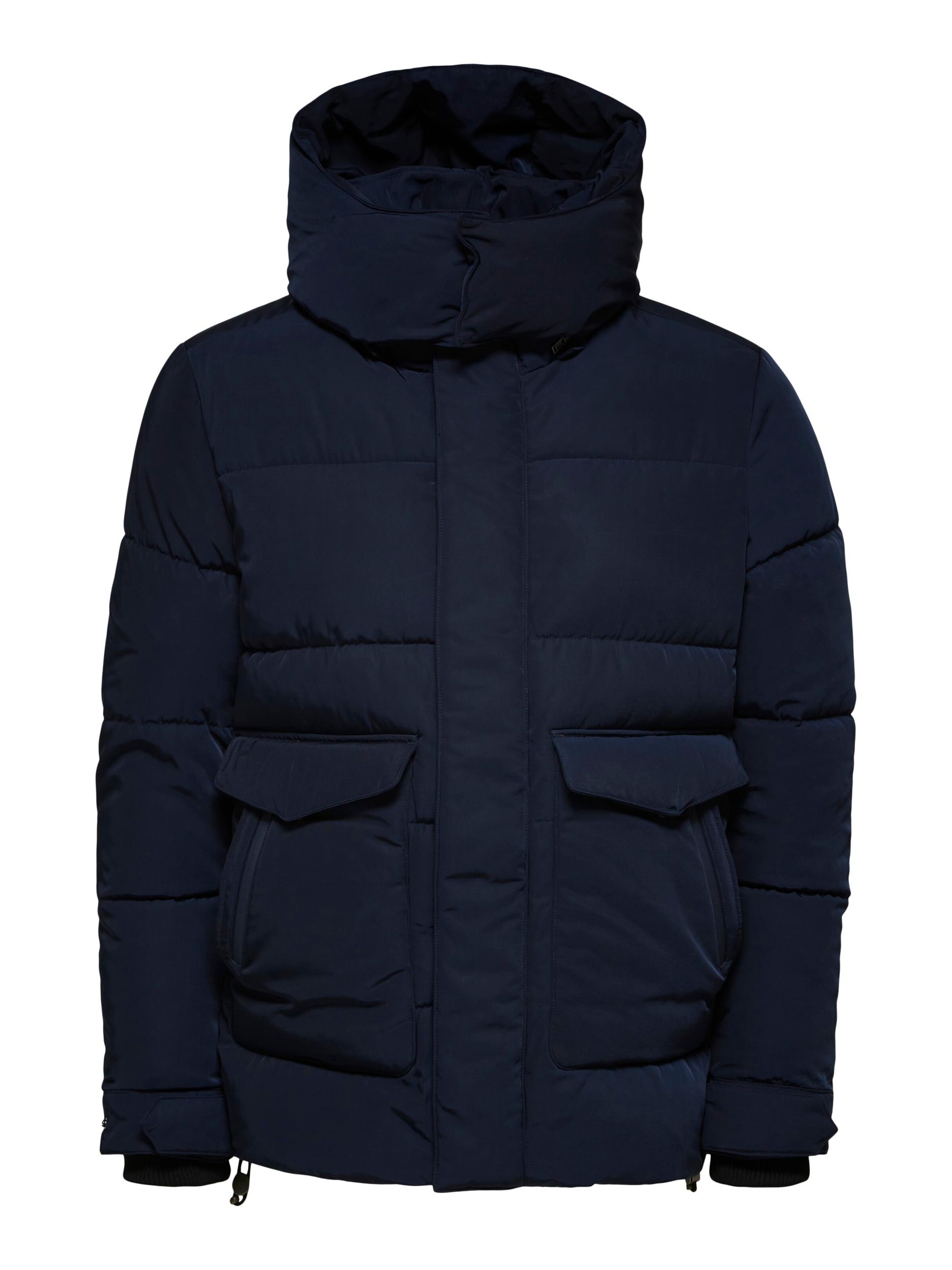 Uomo Più sostenibile SELECTED HOMME Giacca invernale Falkirk in Navy Uomo Più sostenibile SELECTED HOMME Giacca invernale Falkirk in Navy
