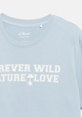 s.Oliver T-Shirt in Blau: Vorderseite