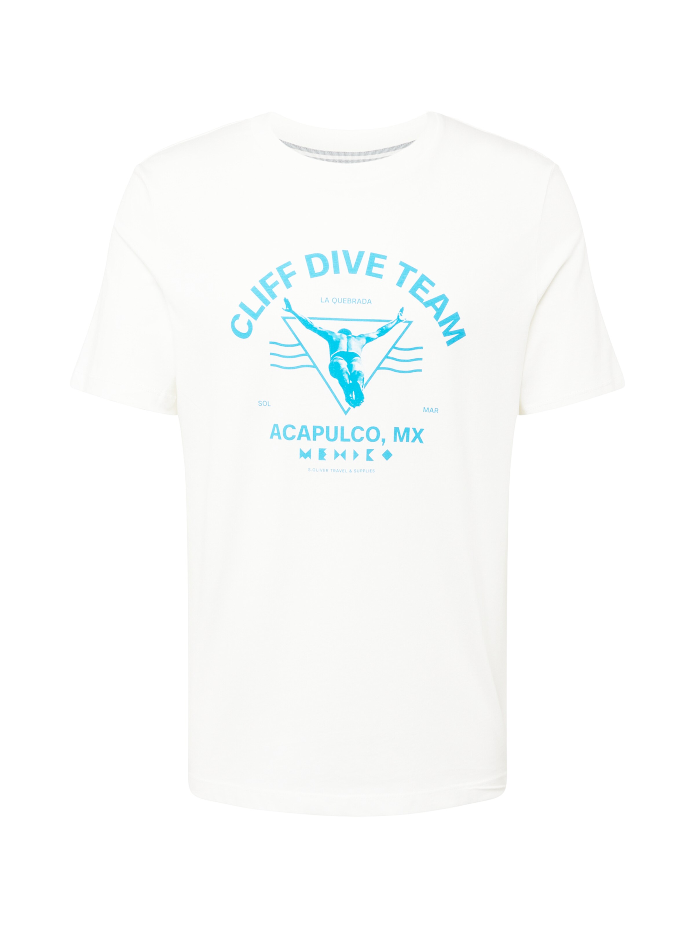 s.Oliver Tričko – bílá: přední strana