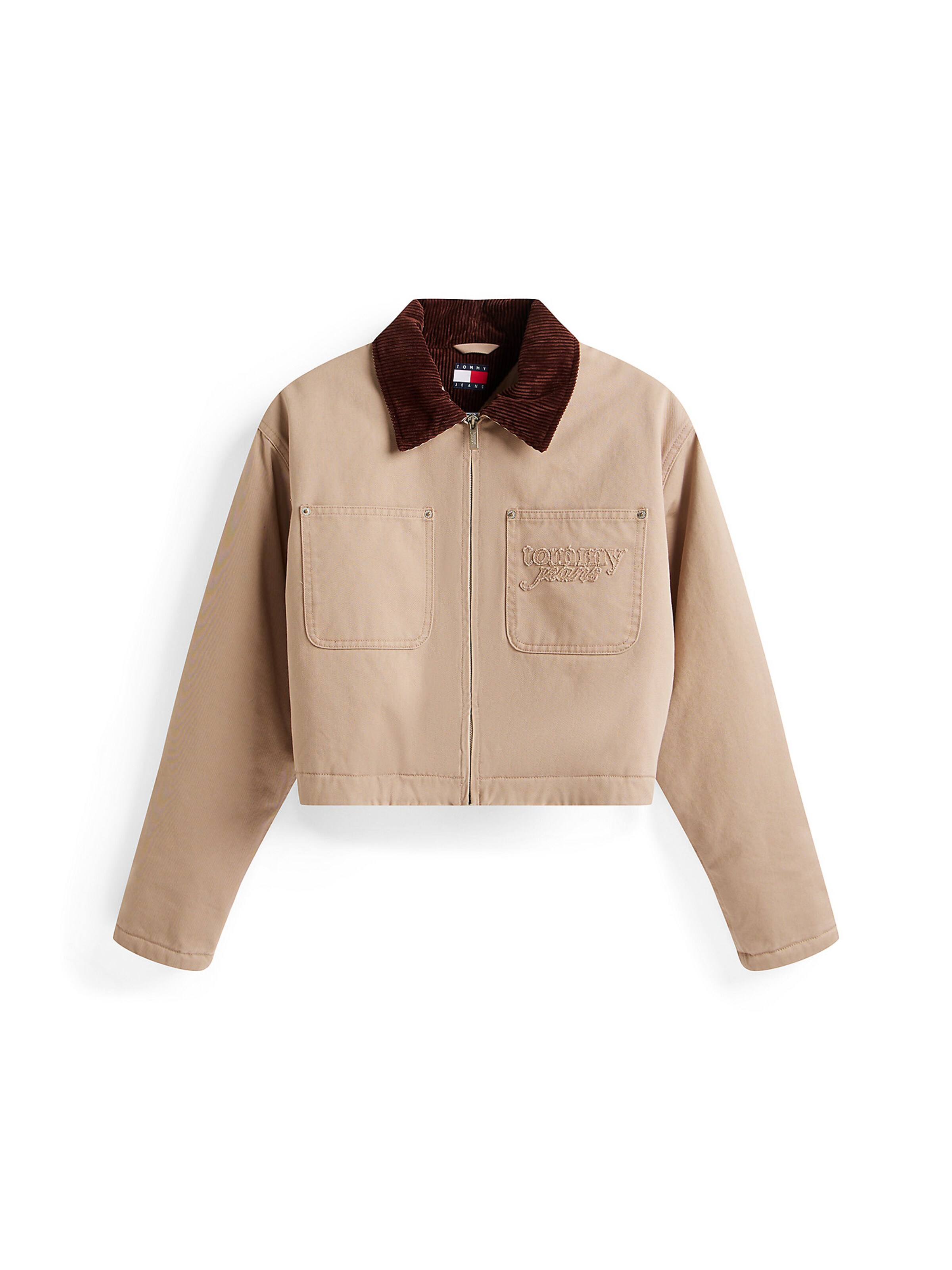 Tommy Jeans Veste mi-saison 'Coach' en beige, Vue avec produit