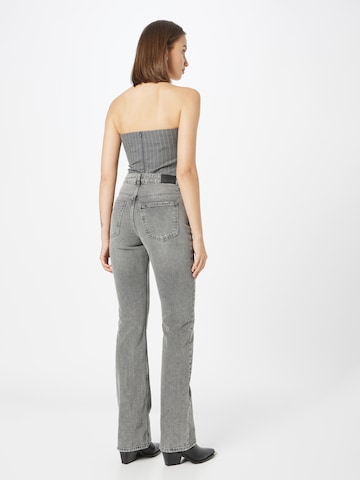 Gina Tricot Flared Jeans in Grey