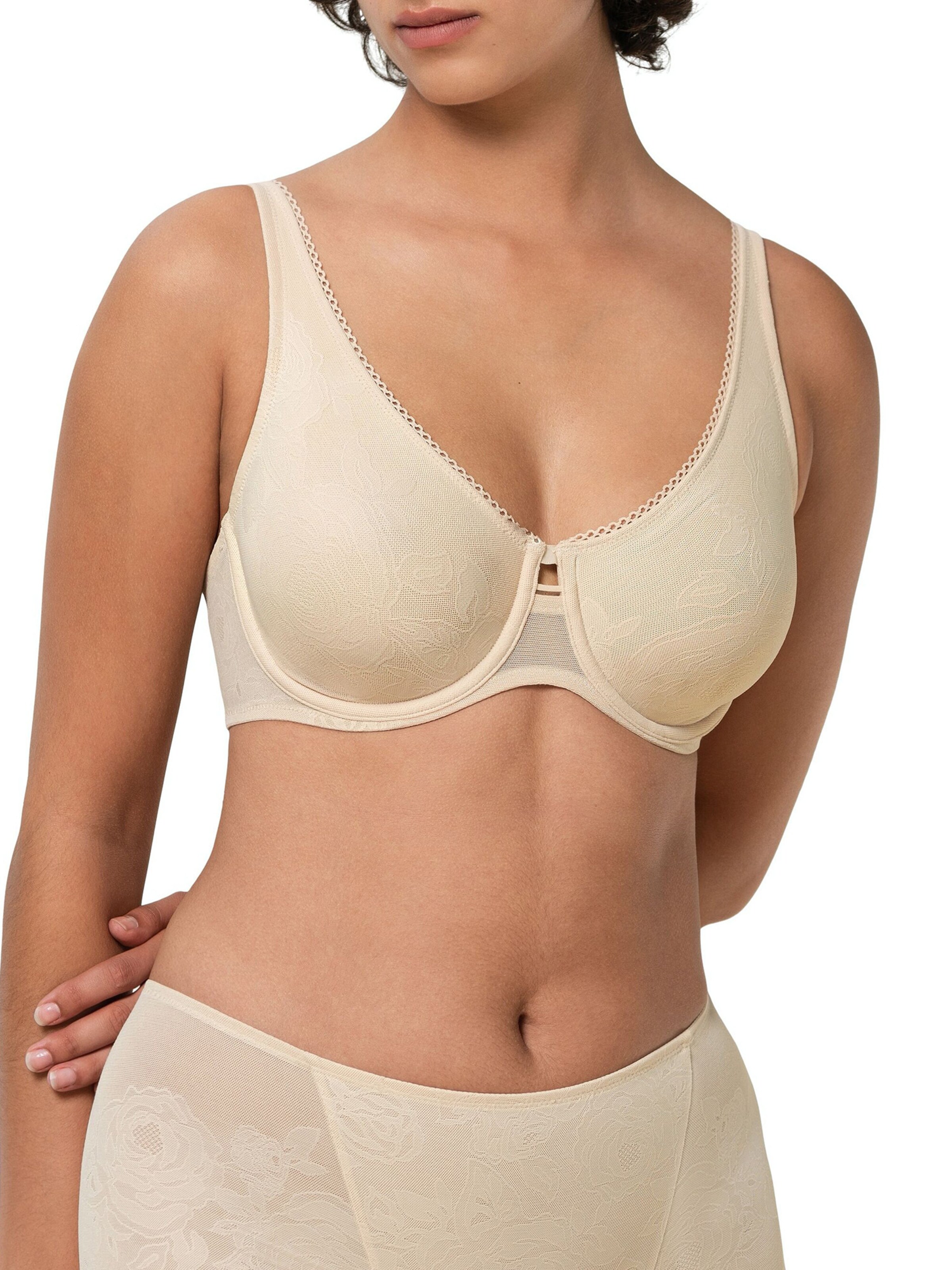 TRIUMPH Bügel-BH ' Wild Rose Sensation ' in Beige