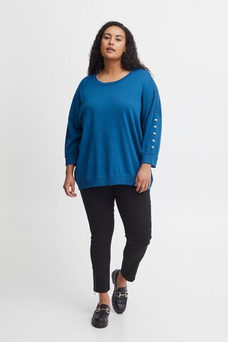 Fransa Curve - Camisa em azul
