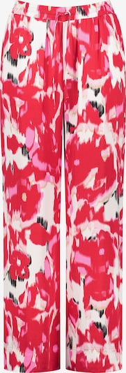TAIFUN Trousers in Dark grey / Red / White, Item view