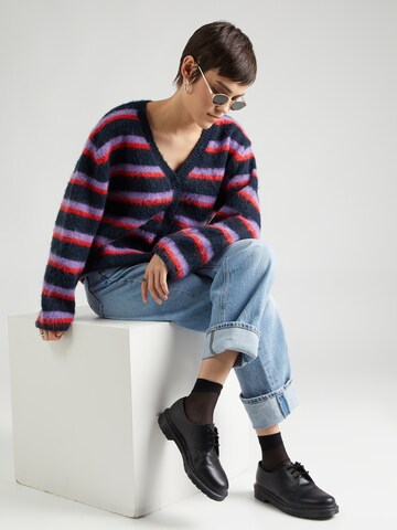 Monki Knit Cardigan in Blue