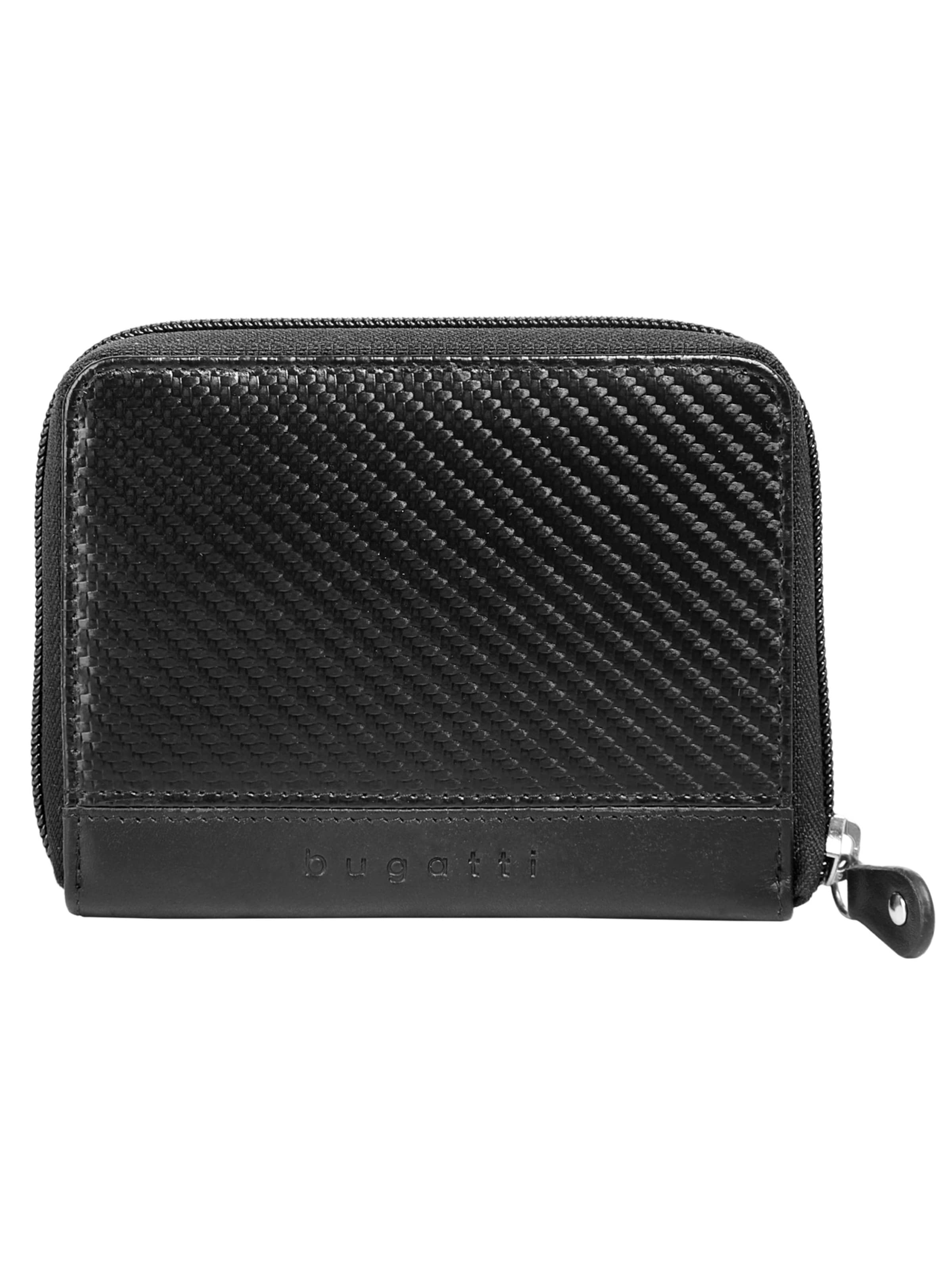 bugatti Portemonnaie 'COMET'‌ in Schwarz: Vorderseite