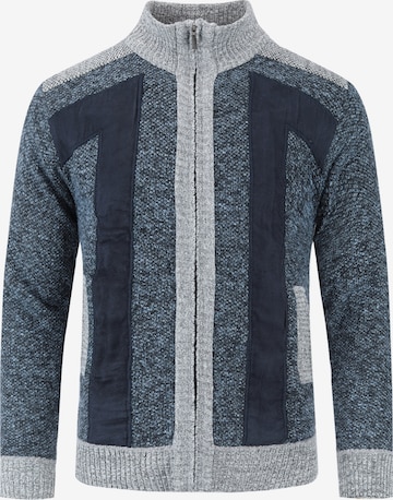 Youthup Knit Cardigan in Blue: front