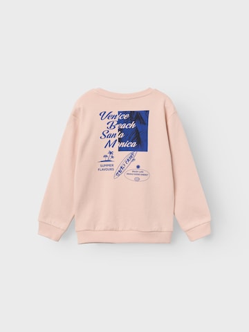 NAME IT - Sweatshirt 'FLUSSER' em rosa