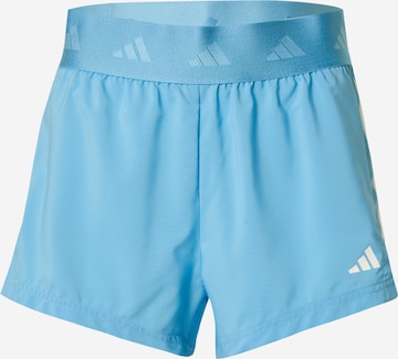 ADIDAS PERFORMANCE Regular Workout Pants 'HYGLM' in Blue: front