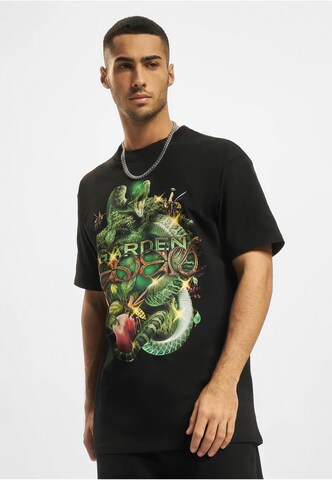 Mister Tee Shirt 'Garden Of Eden' in Zwart