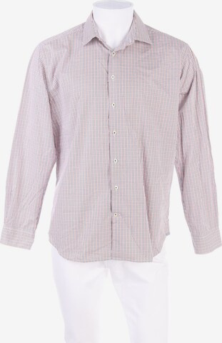 naturaline Button Up Shirt in L in Grey: front
