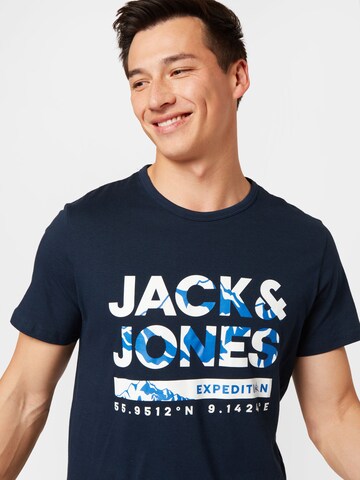 JACK & JONES Shirt 'HUNTER' in Blue