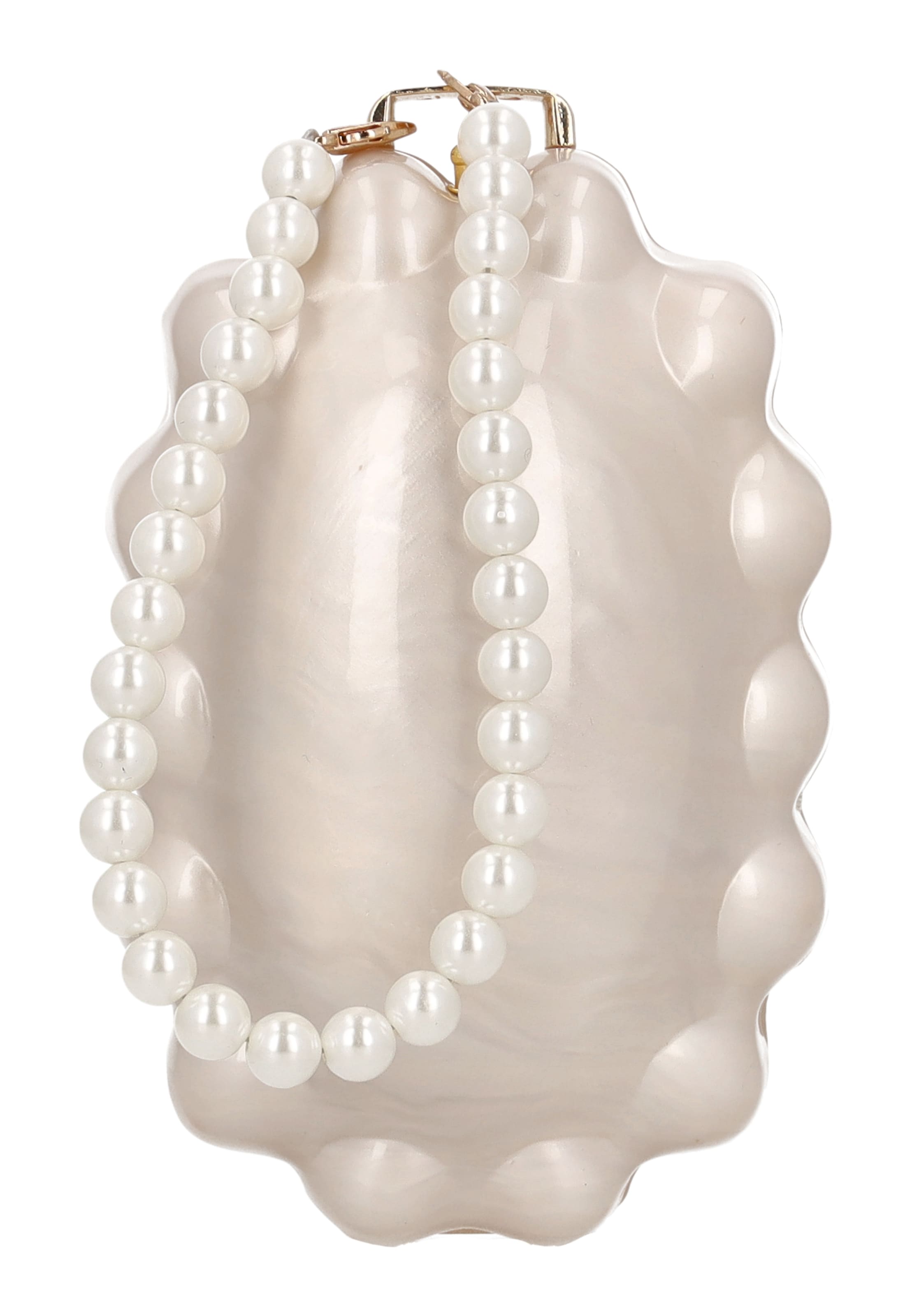 myMo at night Pochette en blanc perle, Vue avec produit