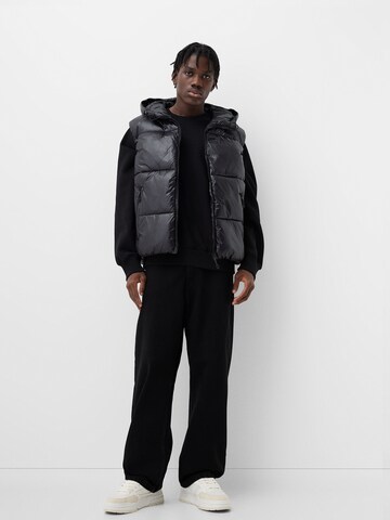 Bershka Vest i sort