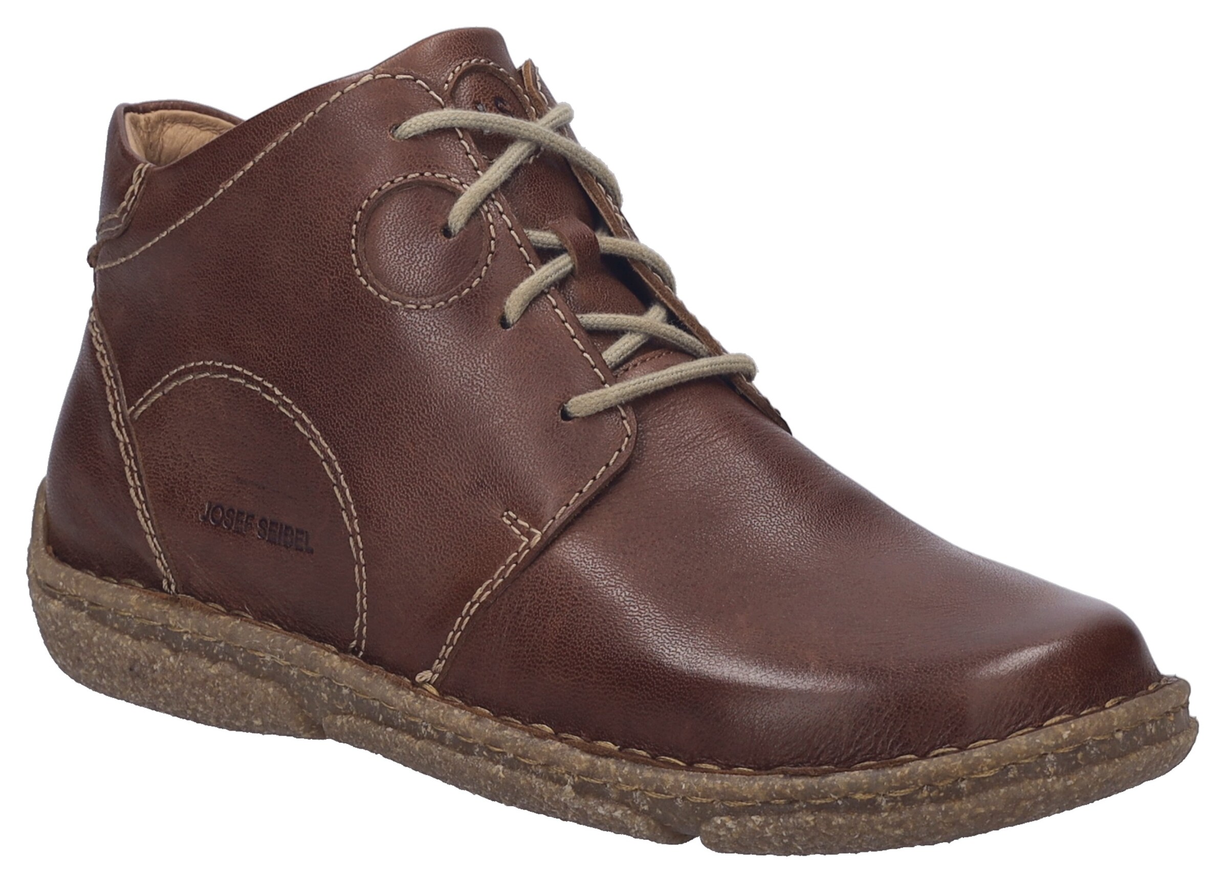 JOSEF SEIBEL Schnürstiefelette in Braun: Vorderseite