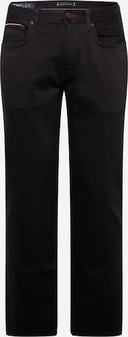 TOMMY HILFIGER Regular Jeans 'DENTON' in Zwart: voorkant