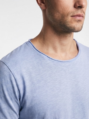 Antargo Shirt 'Basic Open Edge' in Blue