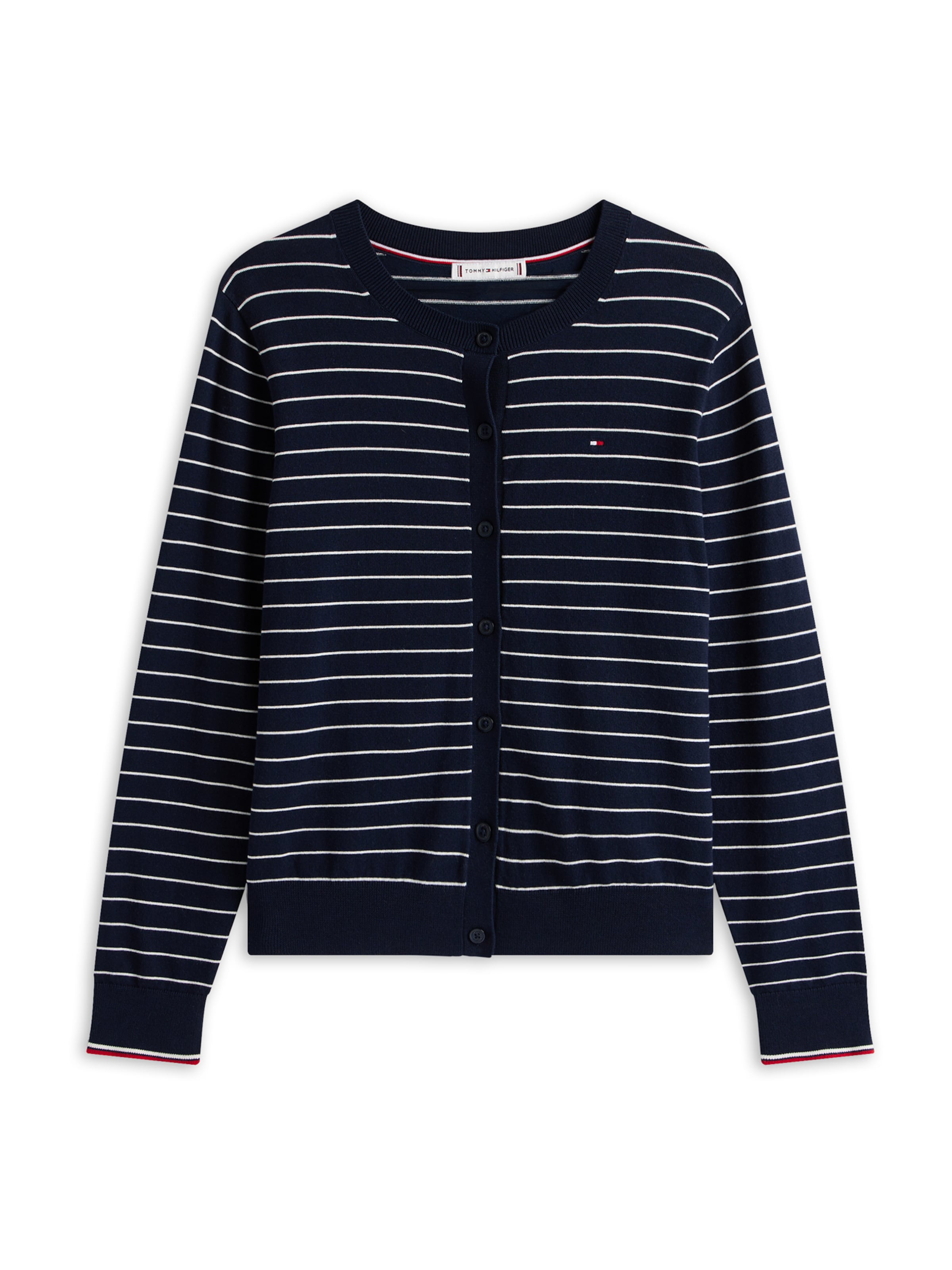 TOMMY HILFIGER Strickjacke in Blau: Vorderseite