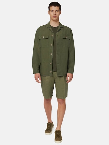 Boggi Milano Regular fit Button Up Shirt in Green