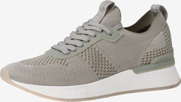 TAMARIS Sneakers laag in Groen: voorkant