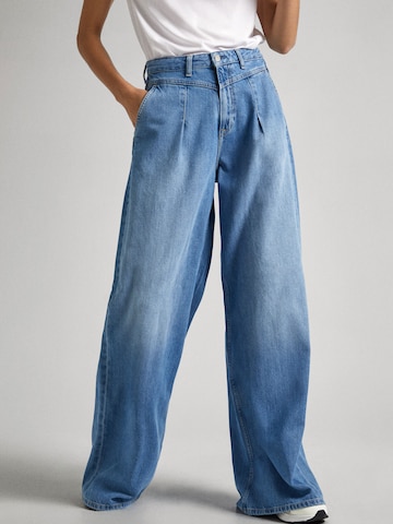 Pepe Jeans Wide leg Jeans in Blue: front