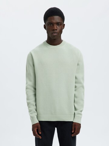 SELECTED Pullover 'SLHDANE' in Grün: Vorderseite