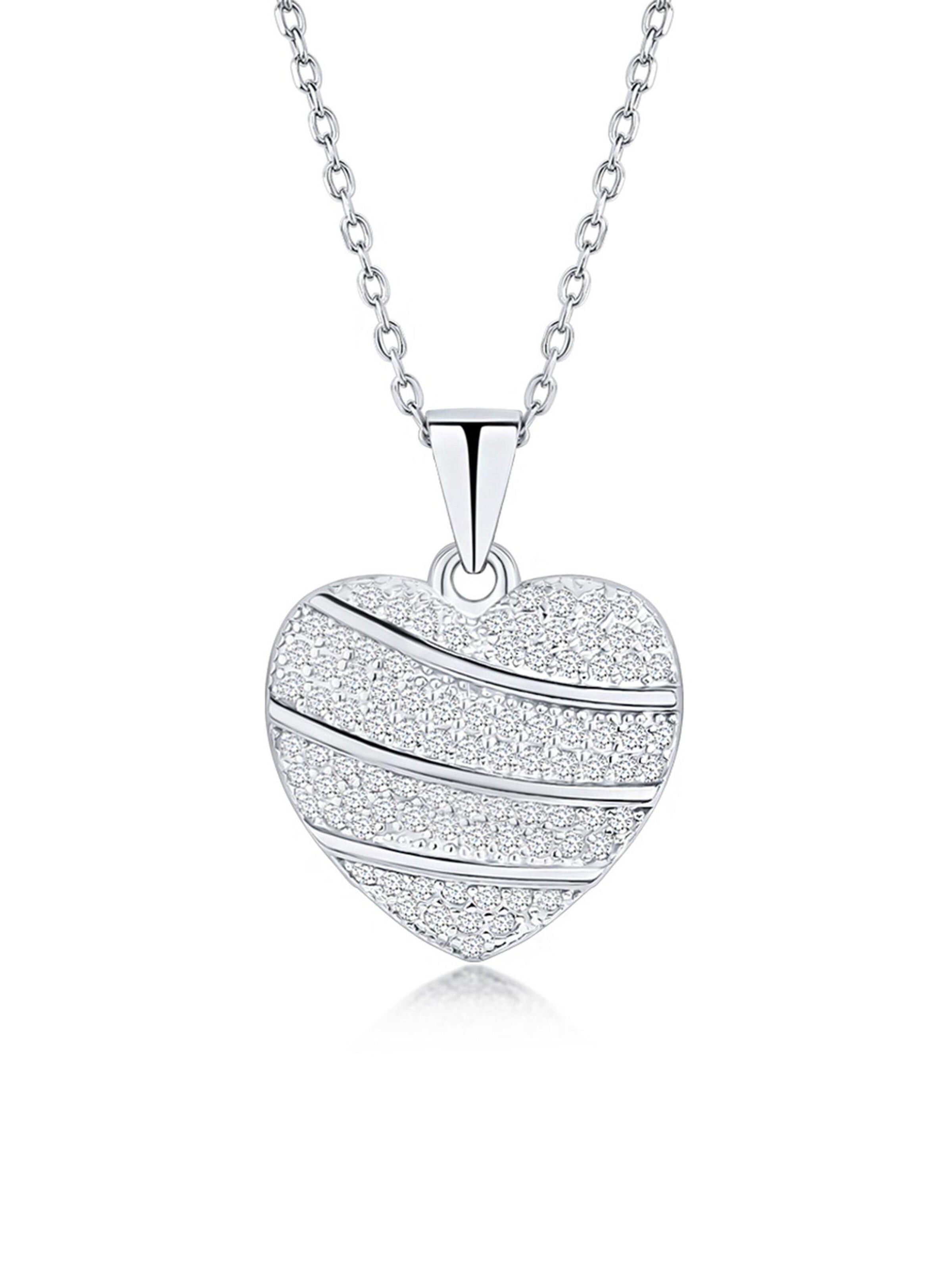 DANIEL CLIFFORD Kette 'Allison'‌ in Silber: Vorderseite