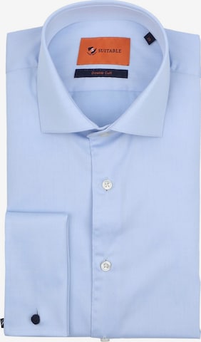 Suitable Slim Fit Hemd in Blau: Vorderseite