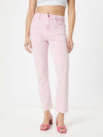 7 for all mankind Regular Jeans i rosa: framsida