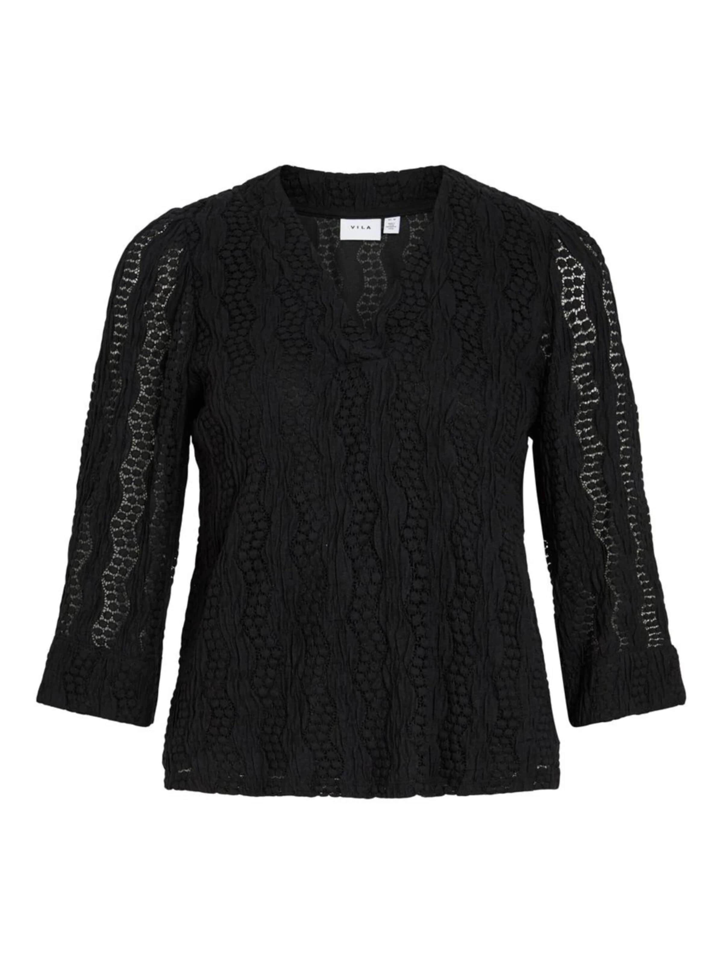 Camicia da donna '14103890' di VILA in nero: frontale