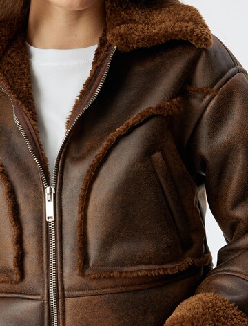Koton Between-season jacket in Brown