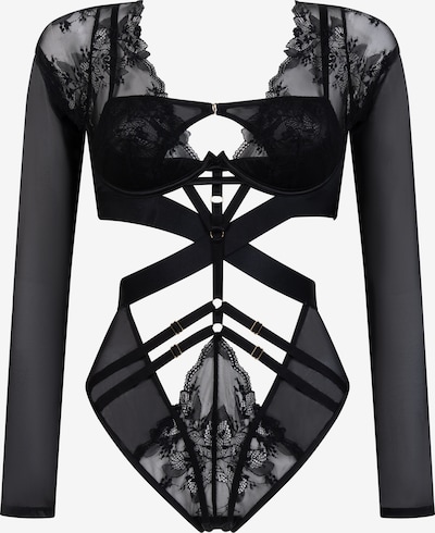 Hunkemöller Body värissä musta, Tuotenäkymä