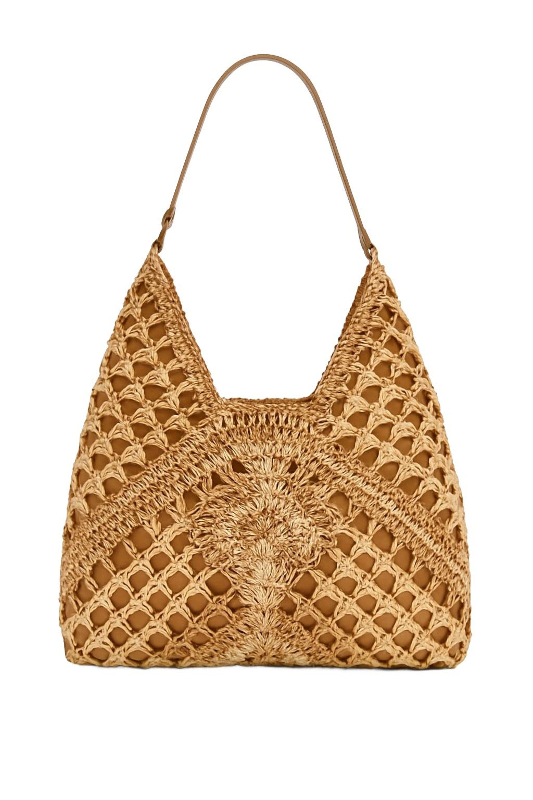MANUKA Schultertasche in One Size in beige / ecru, Produktansicht