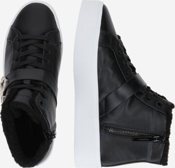 melns Calvin Klein Augstie brīvā laika apavi