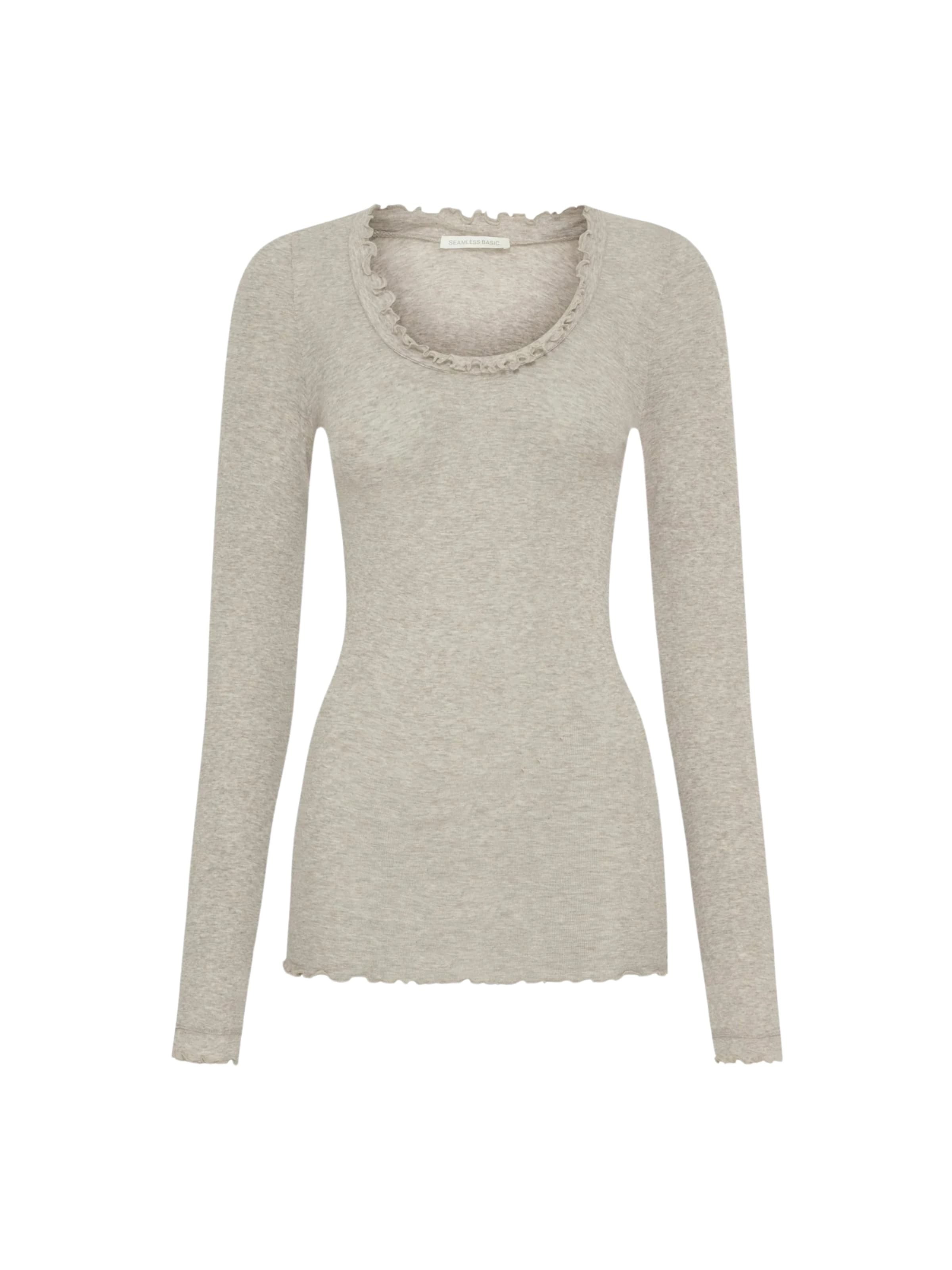T-shirt 'Romance' Seamless Basic en beige : devant